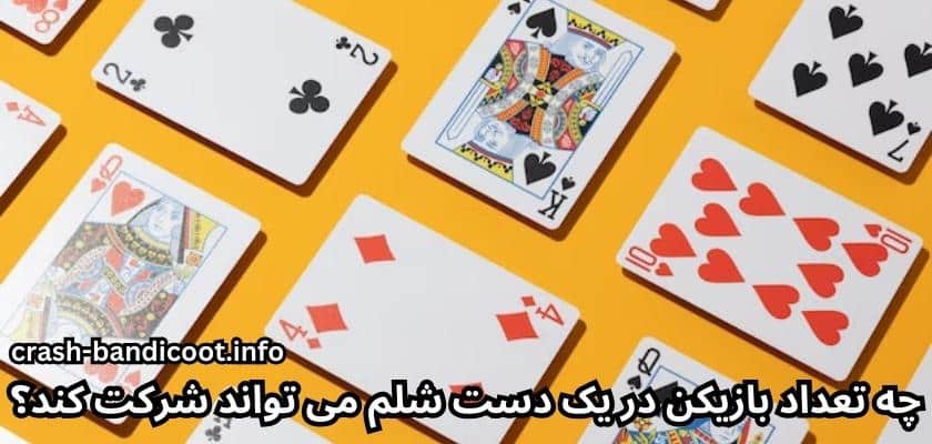 چه تعداد بازیکن در یک دست شلم می‌ تواند شرکت کند؟