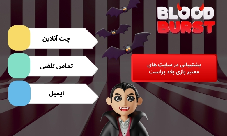 پشتیبانی در سایت های معتبر بازی بلاد براست